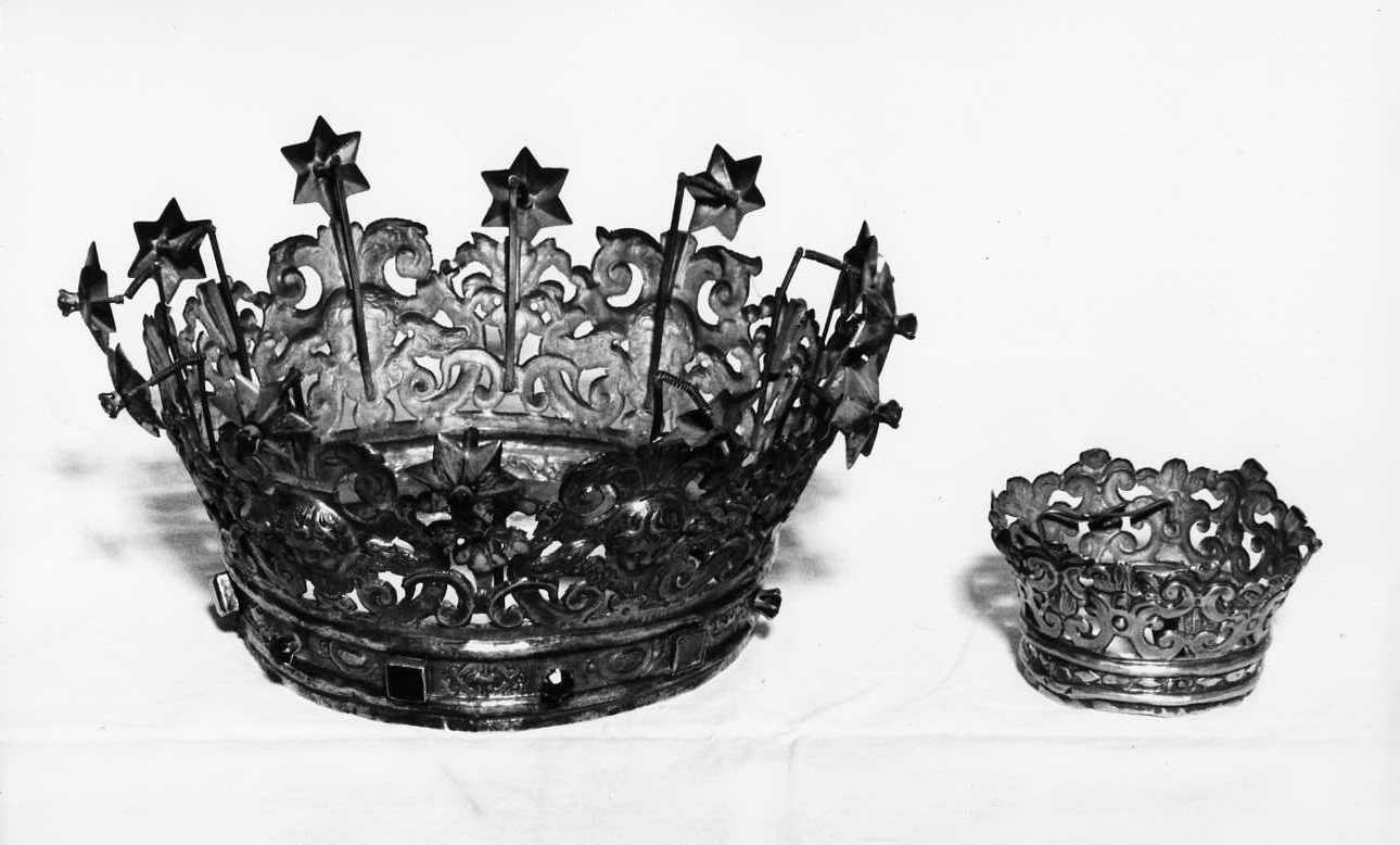 corona - bottega Italia centro-meridionale (secc. XIX/ XX)