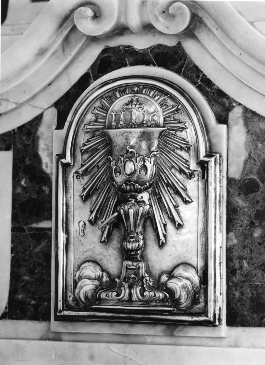 sportello di tabernacolo, elemento d'insieme - bottega napoletana (sec. XVIII)