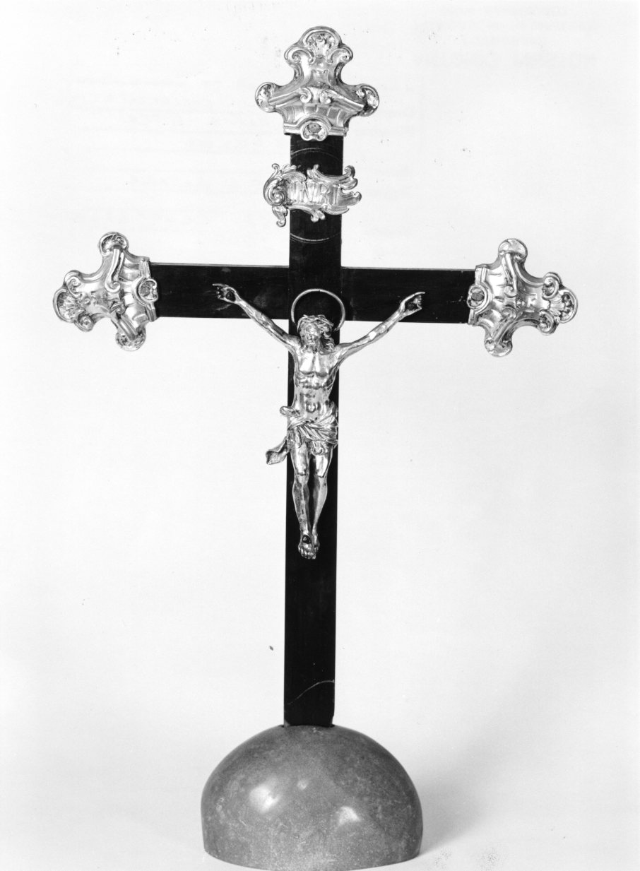 croce d'altare, opera isolata - bottega napoletana (seconda metà sec. XVIII)