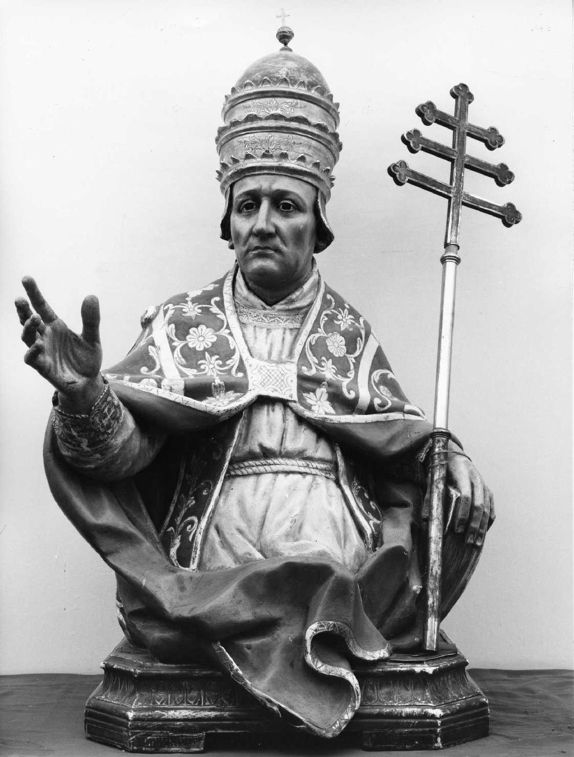 San Pietro Celestino (statua) - ambito napoletano (prima metà sec. XVIII)