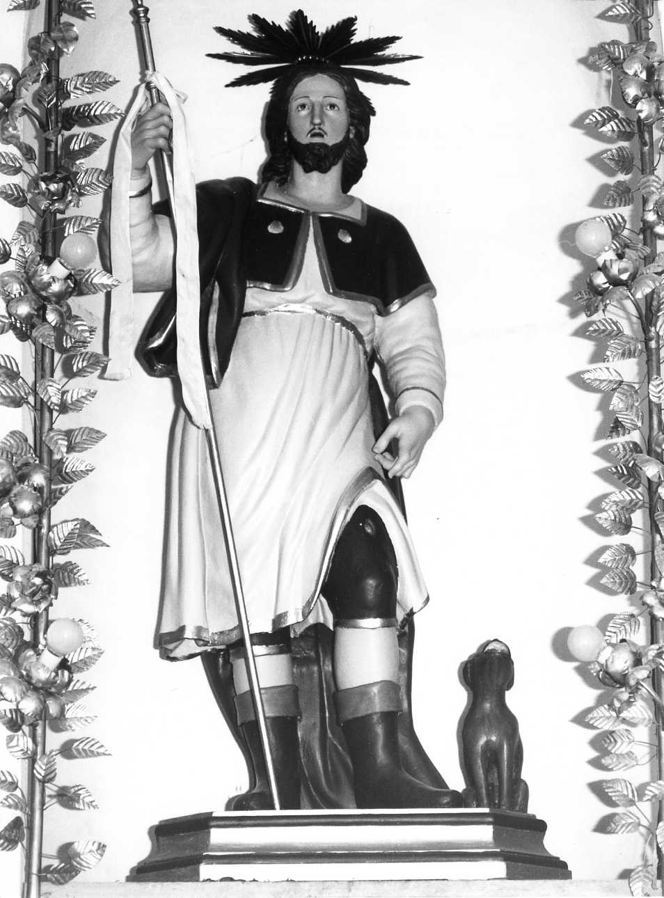 San Rocco (statua) - bottega molisana (primo quarto sec. XX)