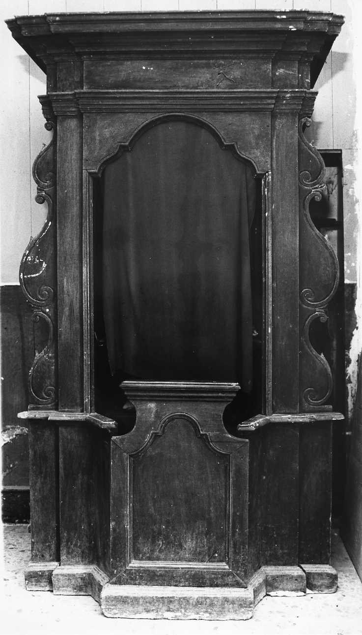 confessionale - bottega molisana (seconda metà sec. XVIII)