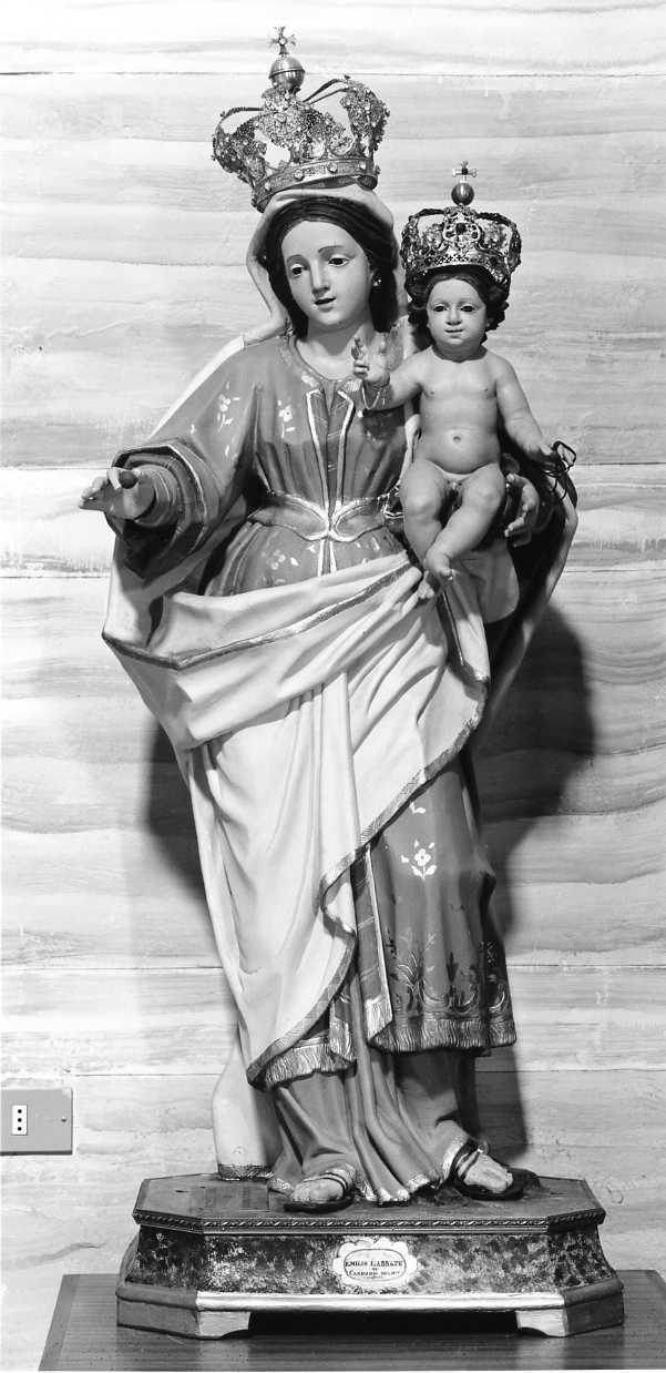 Madonna del Carmelo (statua) di Labbate Emilio (sec. XIX)