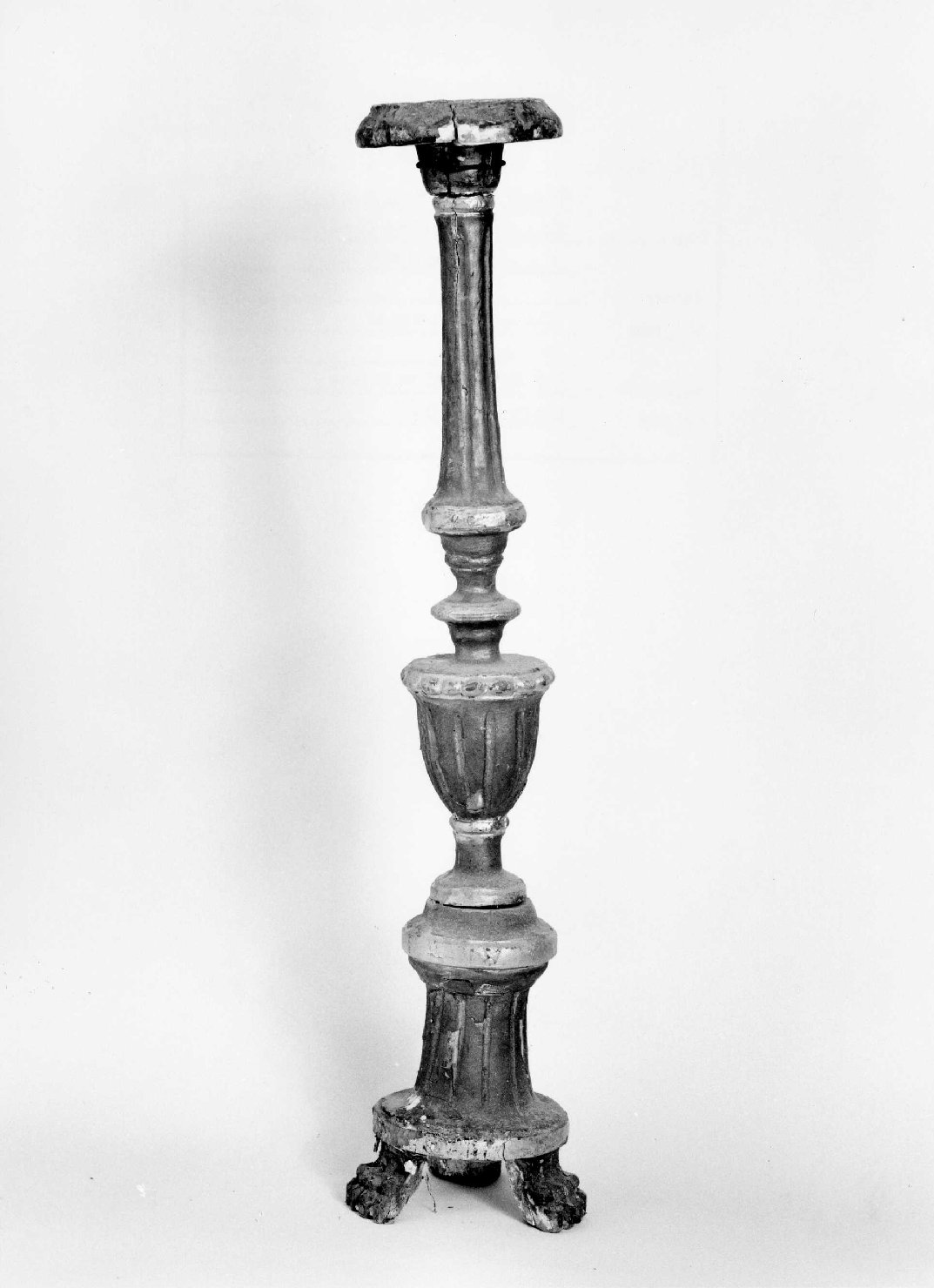 candeliere - bottega molisana (secc. XVIII/ XIX)