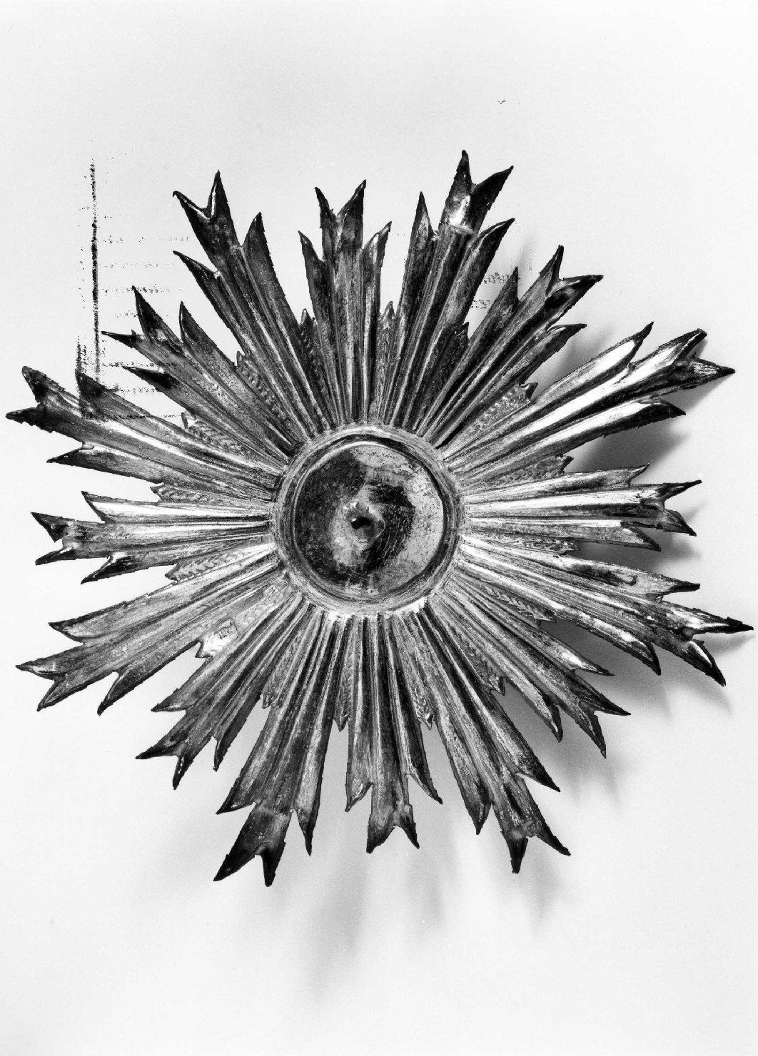 aureola di immagine sacra - bottega napoletana (sec. XIX)
