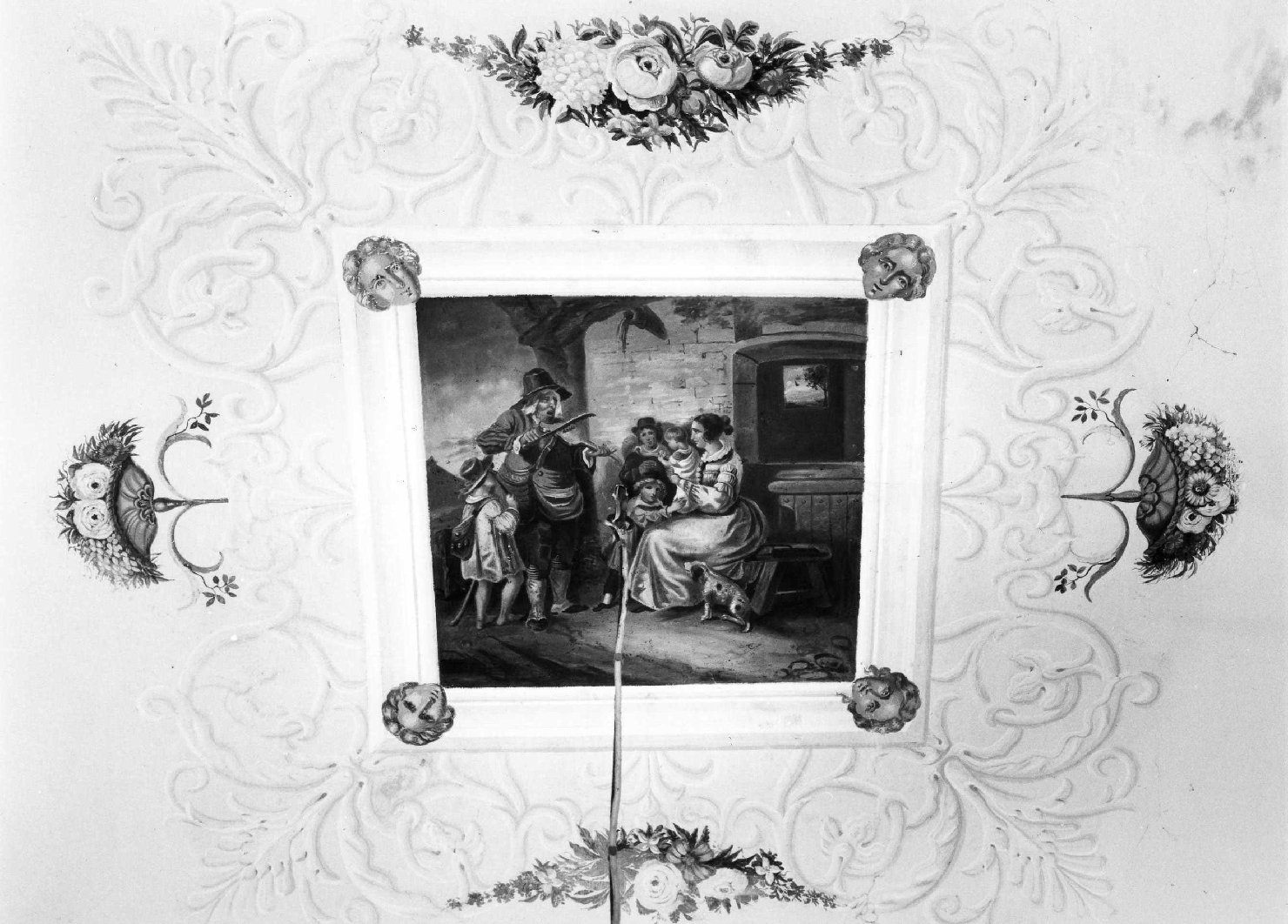 concerto campestre (dipinto) - ambito molisano (sec. XIX)