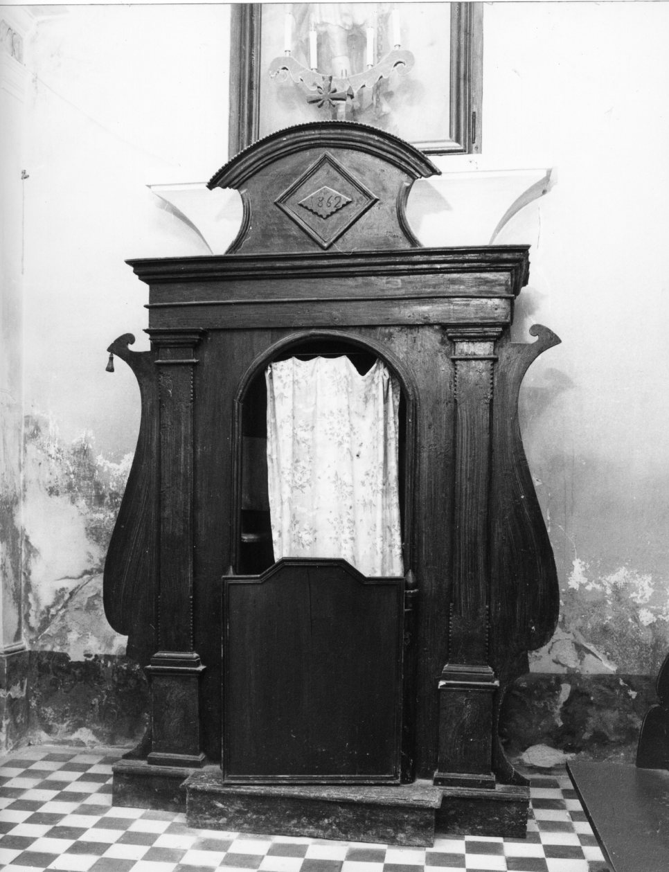 confessionale, opera isolata - ambito napoletano (sec. XIX)