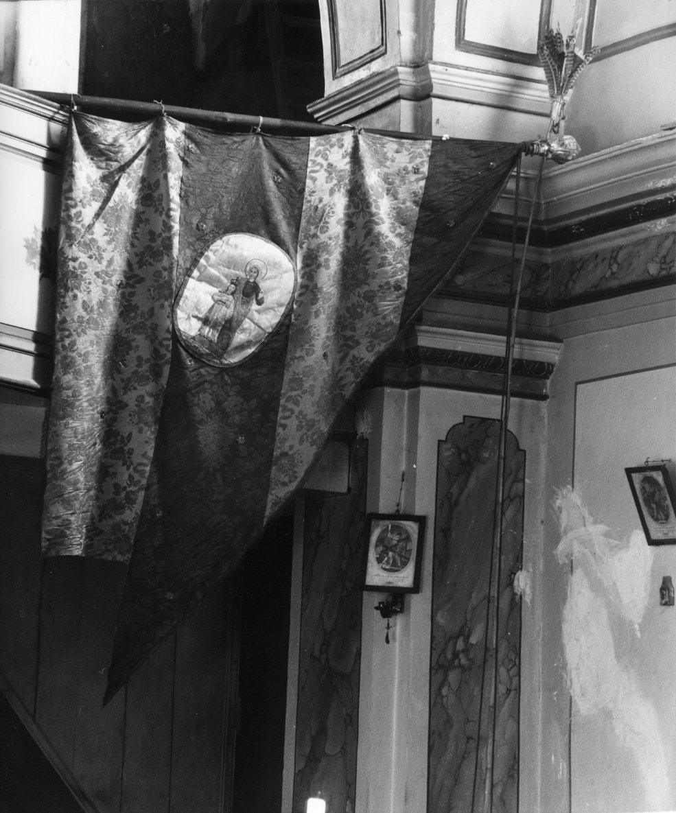 stendardo processionale, opera isolata - manifattura Italia meridionale (sec. XIX)