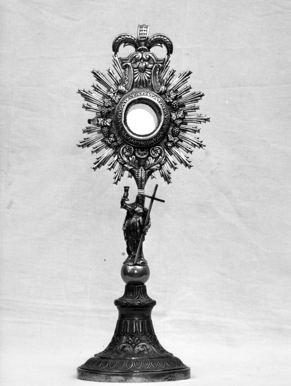 ostensorio, opera isolata - ambito napoletano (sec. XIX)