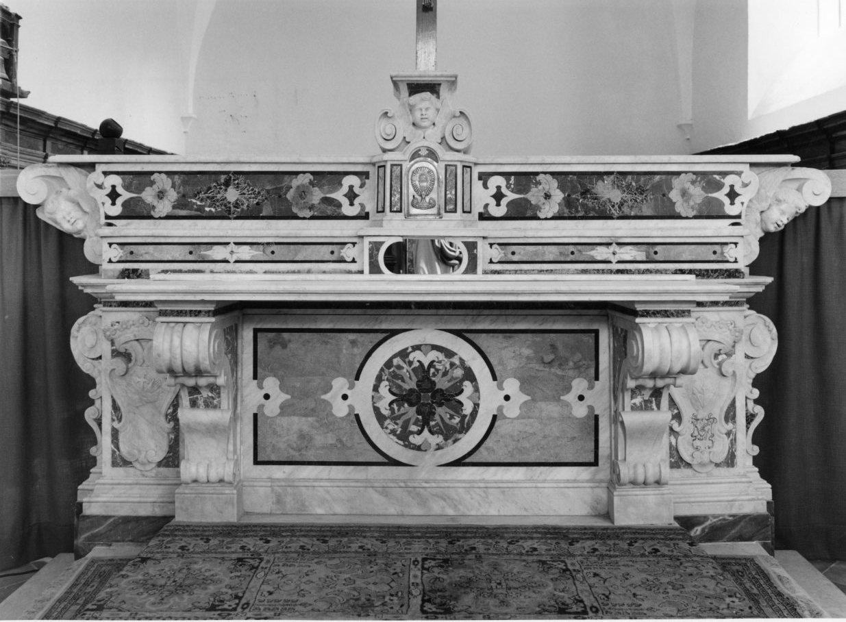 altare maggiore - bottega Italia meridionale (seconda metà sec. XVIII)