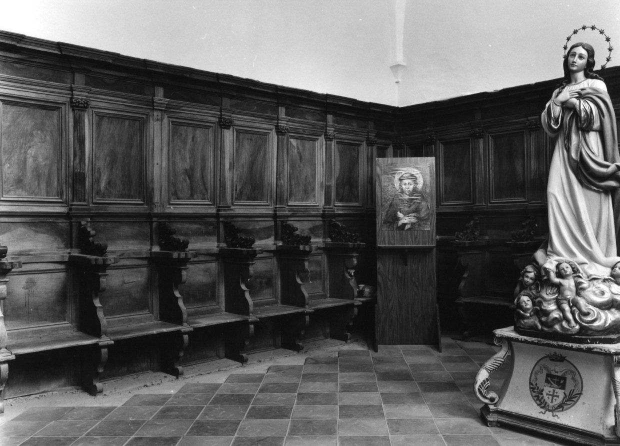 stalli del coro - bottega molisana (prima metà sec. XVIII)