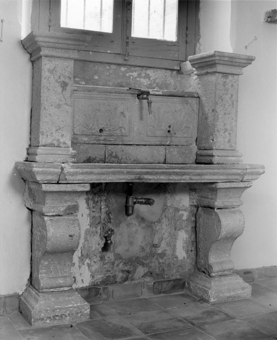 lavabo - bottega molisana (seconda metà sec. XVII)