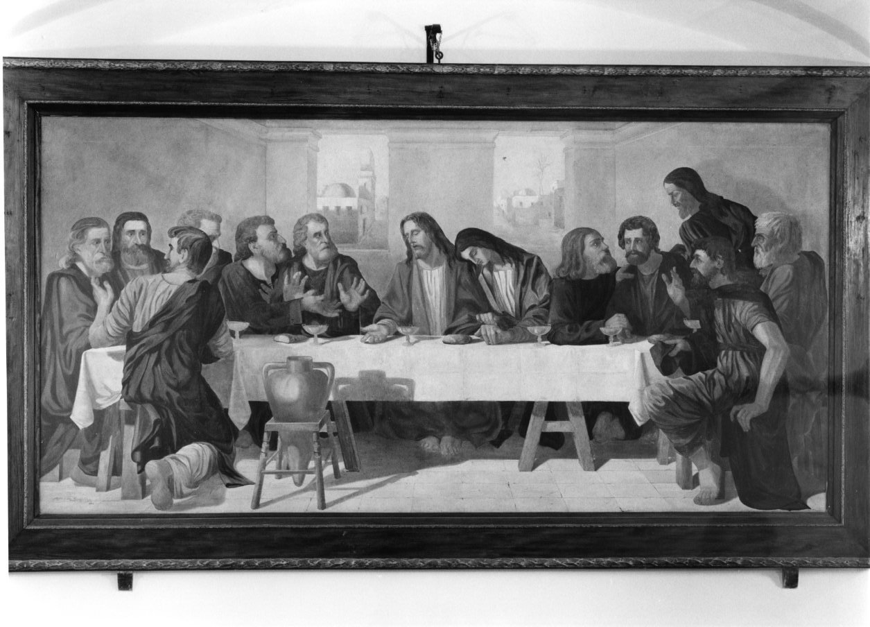 ultima cena (dipinto) di Scocchera Alfredo (sec. XX)
