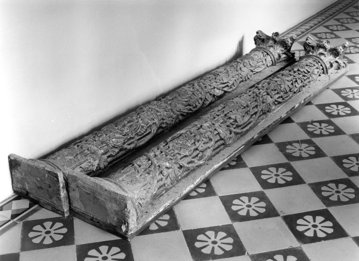 dossale, frammento - bottega molisana (seconda metà sec. XVII)