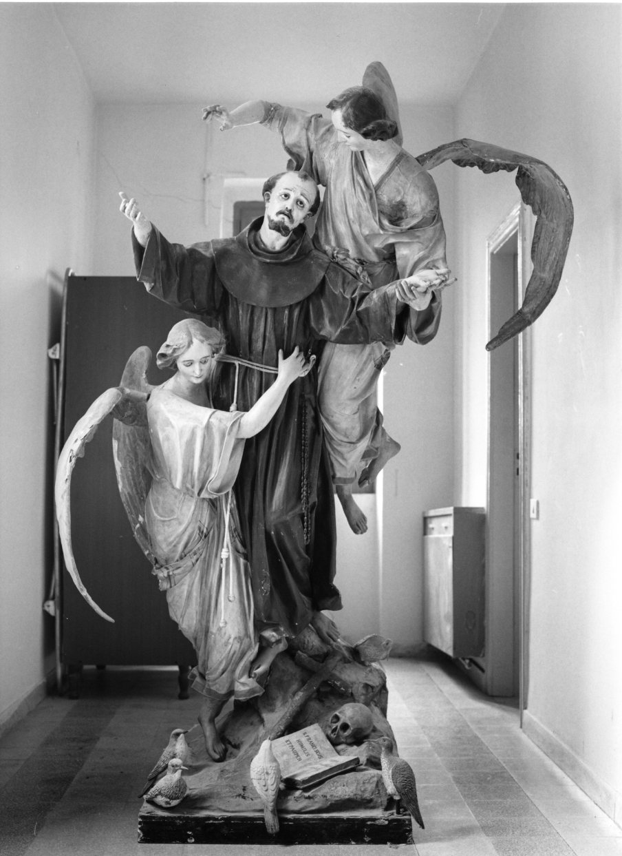 ascensione di San Francesco d'Assisi (gruppo scultoreo) - bottega Italia meridionale (prima metà sec. XIX)