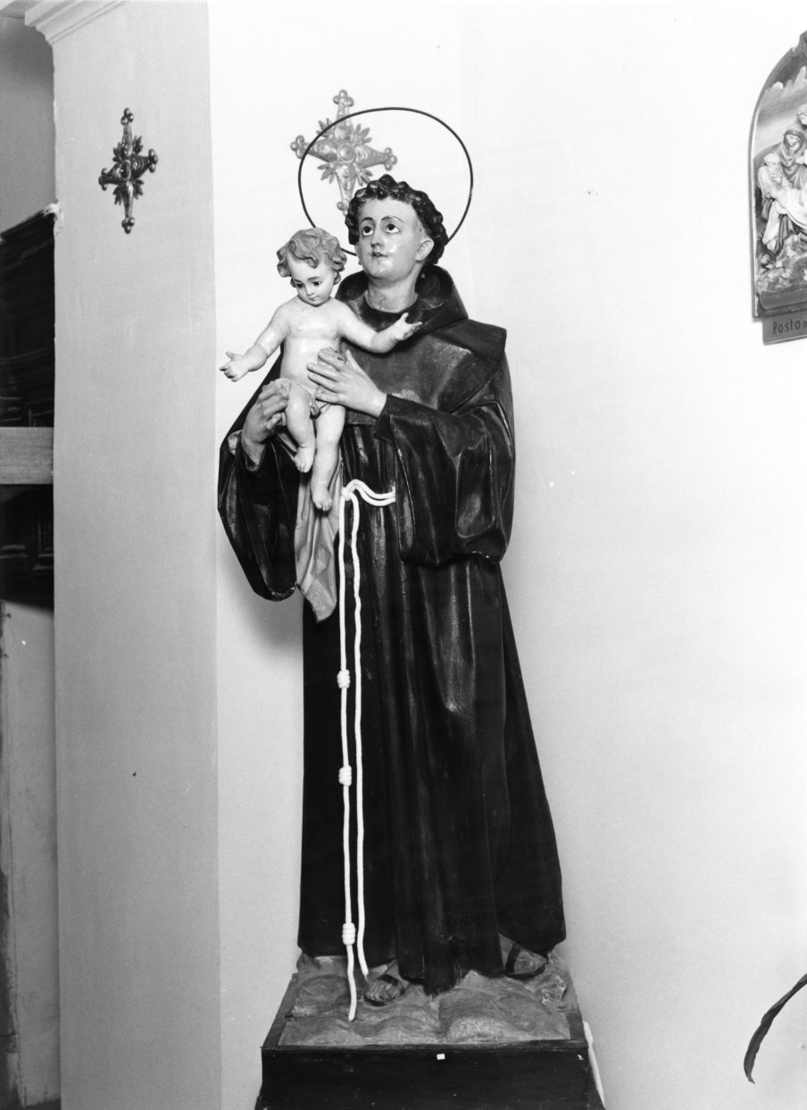 Sant'Antonio da Padova (statua) - bottega pugliese (seconda metà sec. XIX)