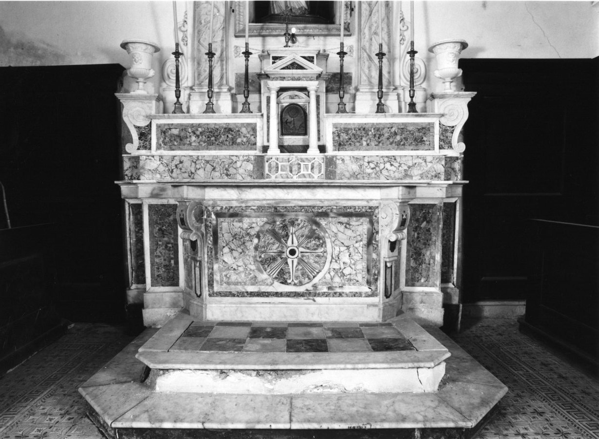 altare maggiore - bottega molisana (secc. XVIII/ XIX)