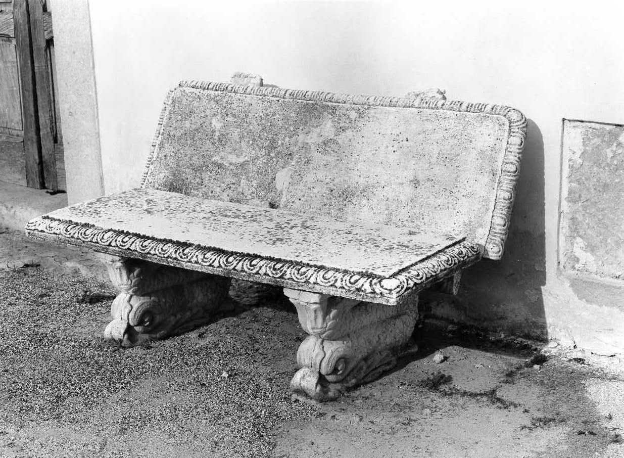 panchina - bottega molisana (sec. XIX)