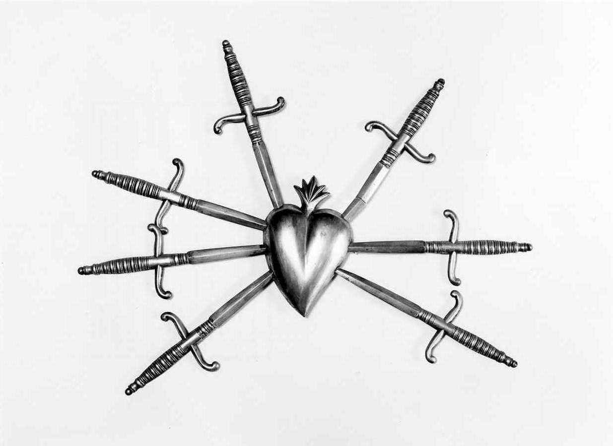 attributo iconografico di immagine sacra - bottega Italia meridionale (sec. XIX)