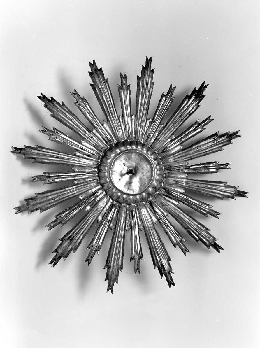 aureola di statua - bottega napoletana (seconda metà sec. XVIII)