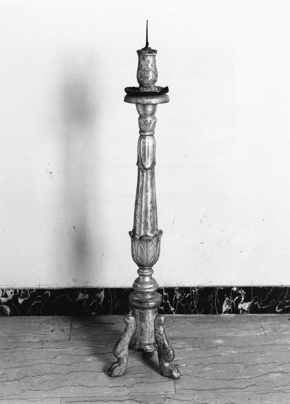 candelabro, serie - bottega molisana (sec. XVIII)