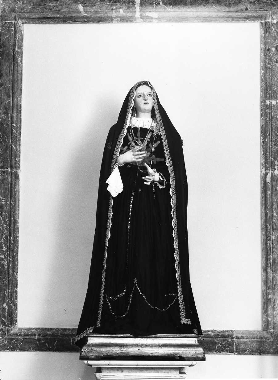 Madonna Addolorata (manichino) - bottega molisana (sec. XVIII)