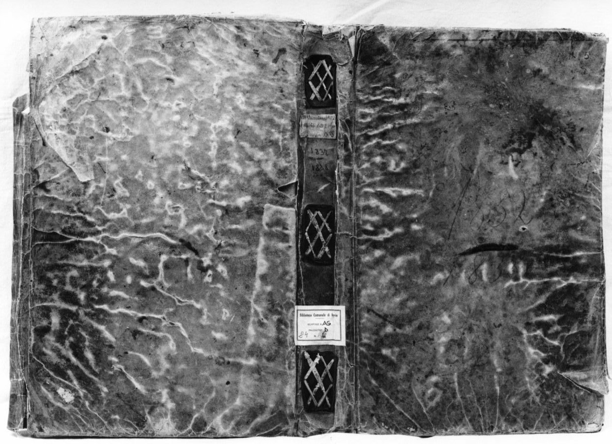 coperta di libro - bottega Italia meridionale (prima metà sec. XIX)