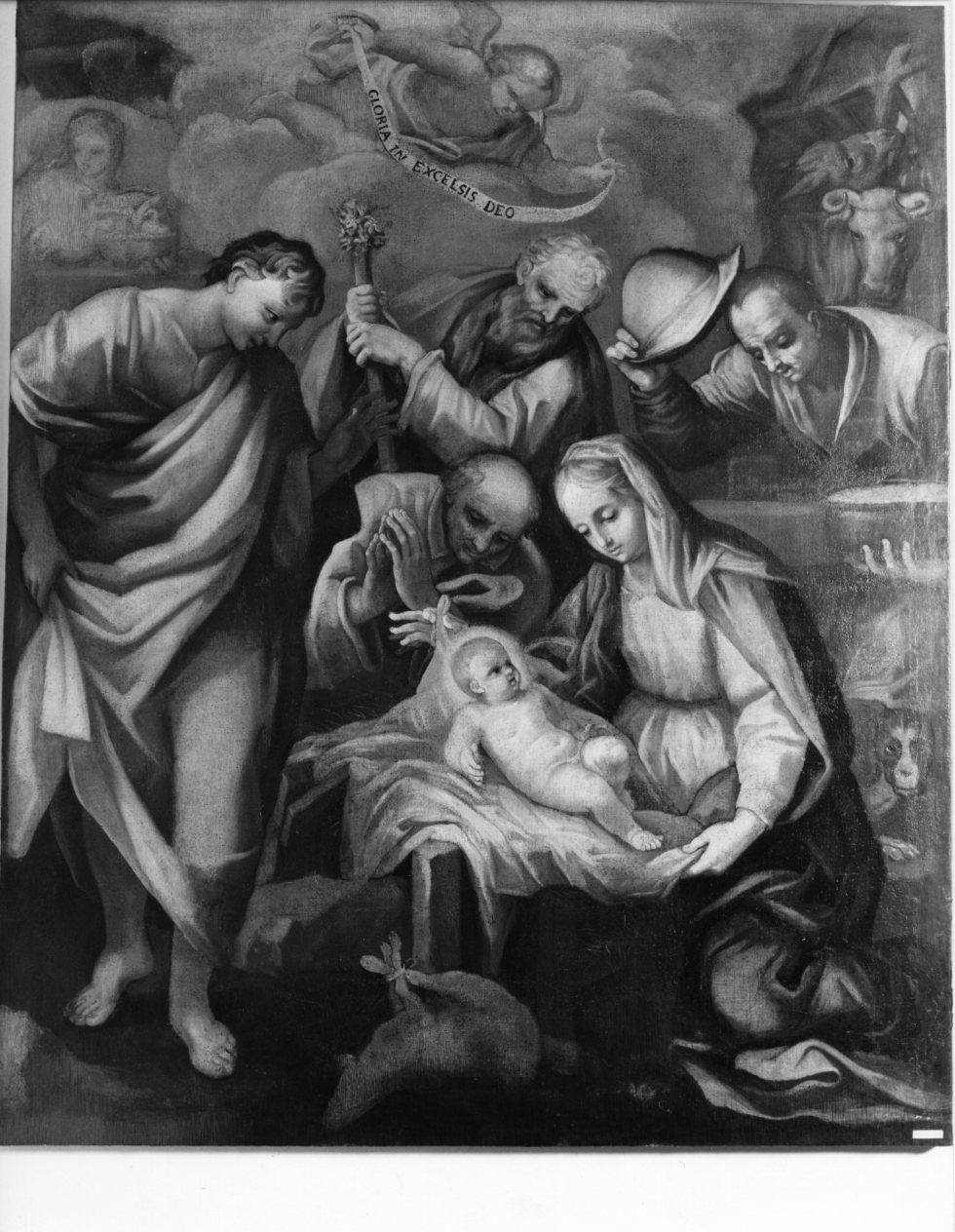 natività di Gesù (dipinto) - ambito Italia meridionale (seconda metà sec. XVI)
