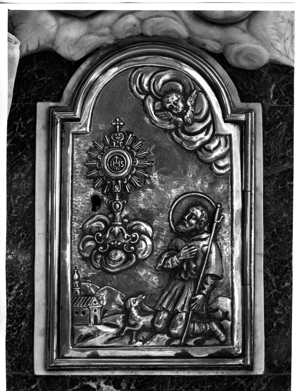 sportello di tabernacolo - bottega napoletana (sec. XIX)