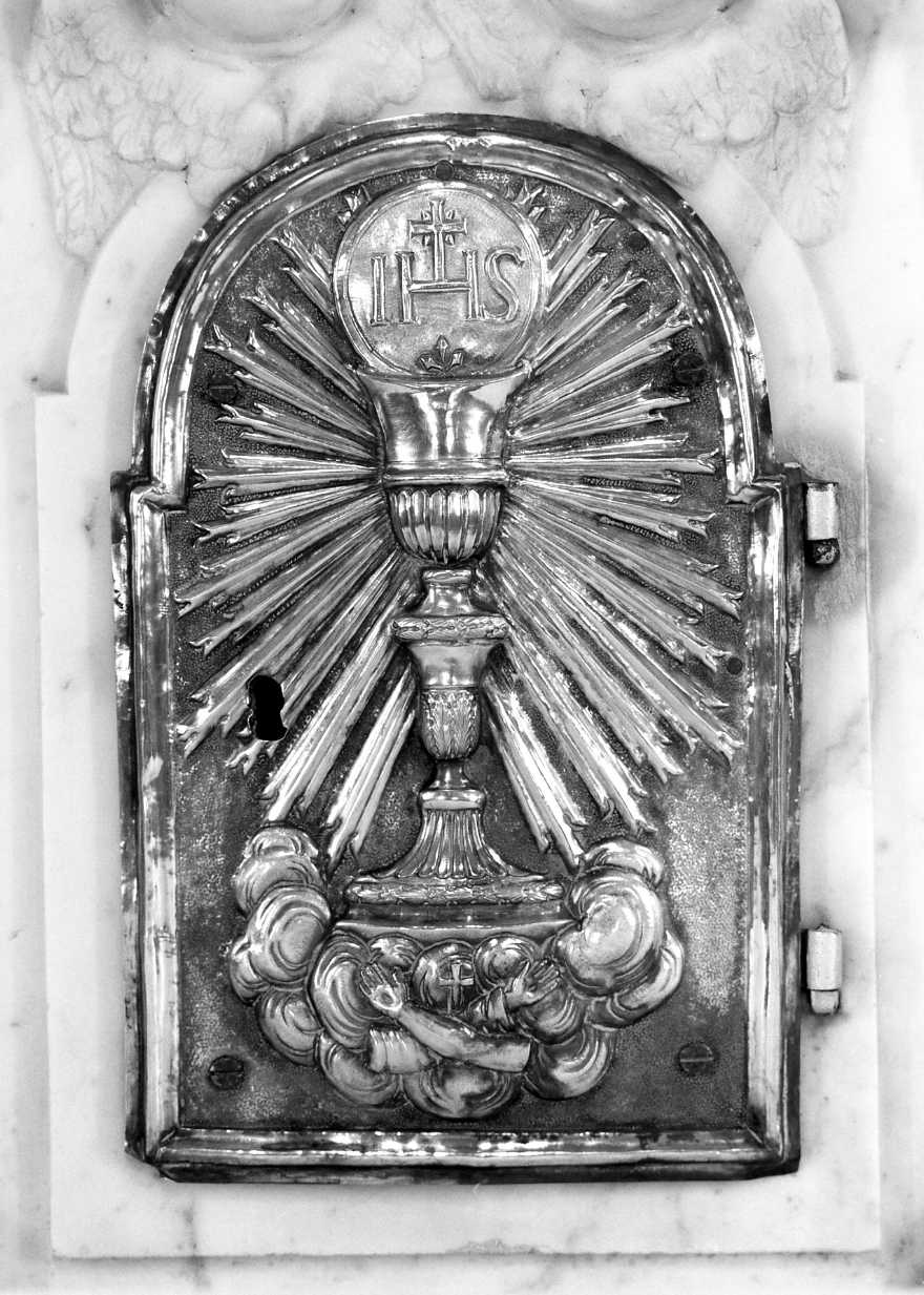 sportello di tabernacolo, opera isolata - bottega molisana (seconda metà sec. XIX)