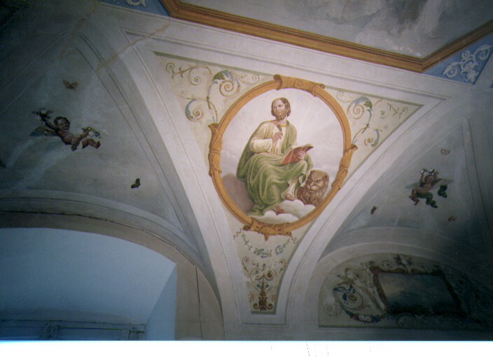 San Marco Evangelista e San Luca Evangelista (dipinto, serie) - ambito molisano (fine sec. XIX)