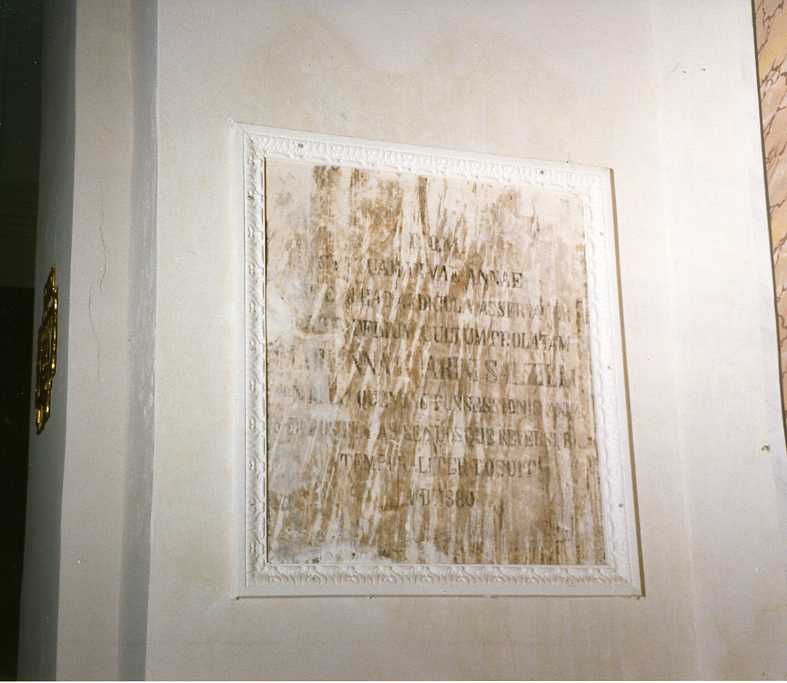 lapide - bottega Italia meridionale (sec. XIX)