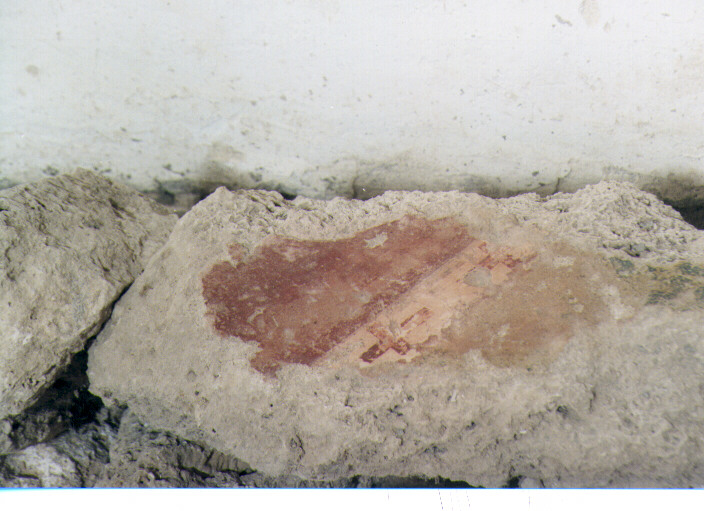 dipinto, frammento - ambito Italia meridionale (fine/inizio secc. IX/ X)