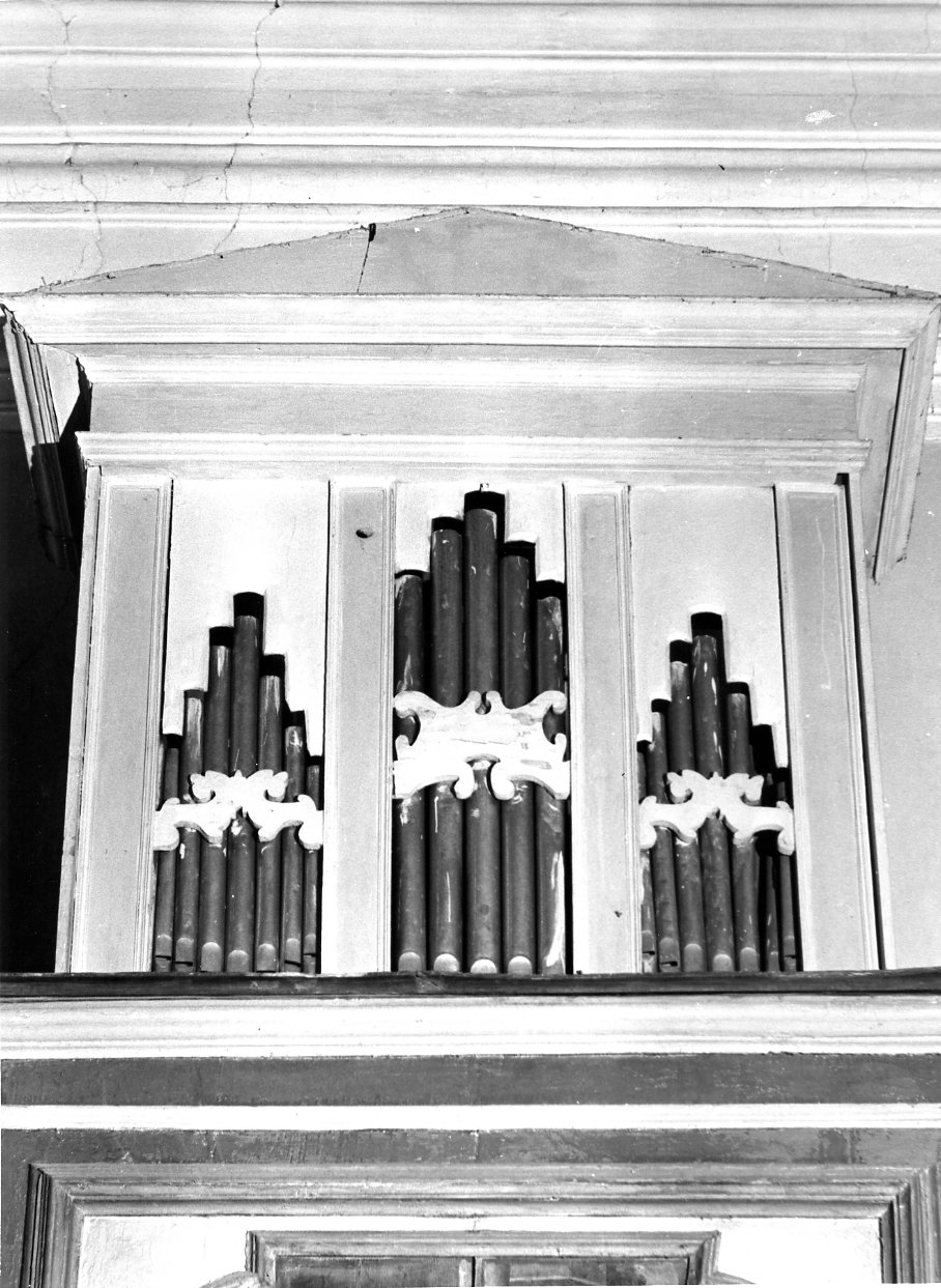 Virtù e Sante (cantoria, opera isolata) - bottega molisana (seconda metà sec. XVIII)