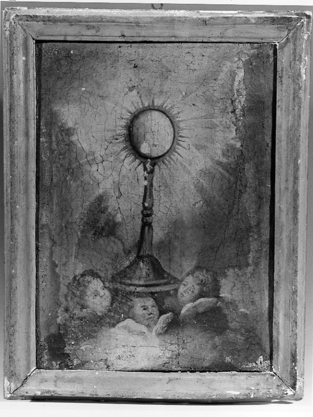 ostensorio (dipinto) - ambito molisano (sec. XIX)