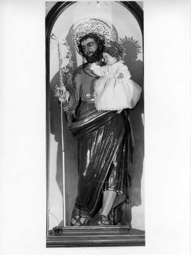 San Giuseppe e Gesù Bambino (statua) - bottega Italia meridionale (sec. XIX)