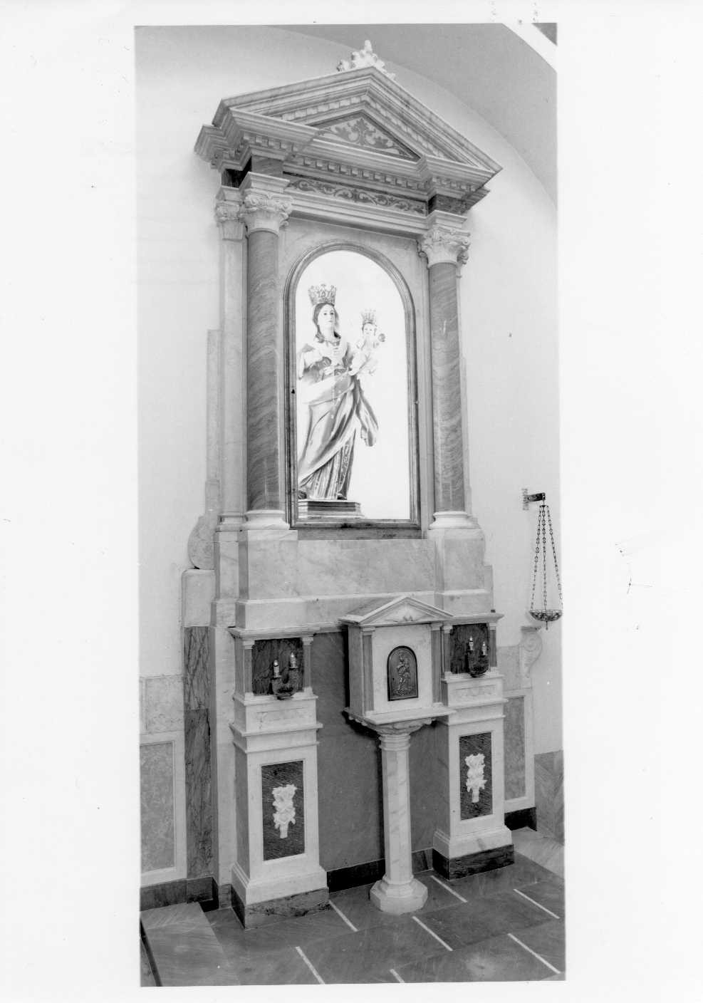 mostra d'altare - bottega Italia meridionale (sec. XX)