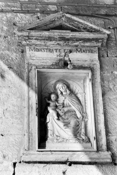 Madonna con Bambino (edicola) - produzione pugliese (sec. XVII)