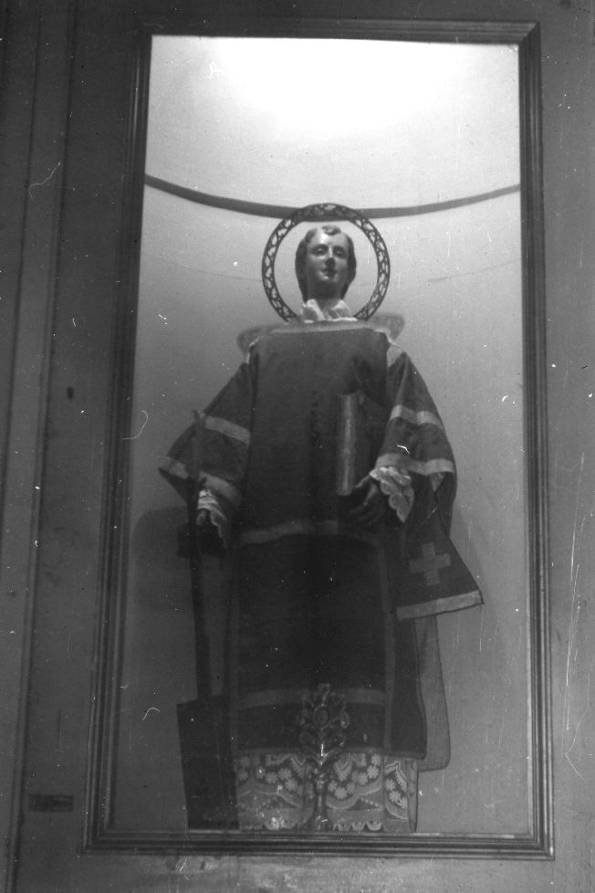 San Lorenzo (statua) - manifattura salentina (sec. XIX)