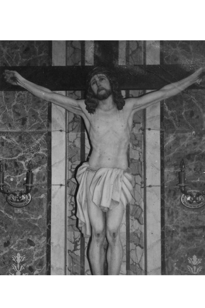 Cristo crocifisso (scultura) - manifattura salentina (sec. XX)