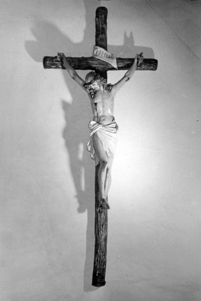 Cristo crocifisso (scultura) - manifattura salentina (prima metà sec. XX)