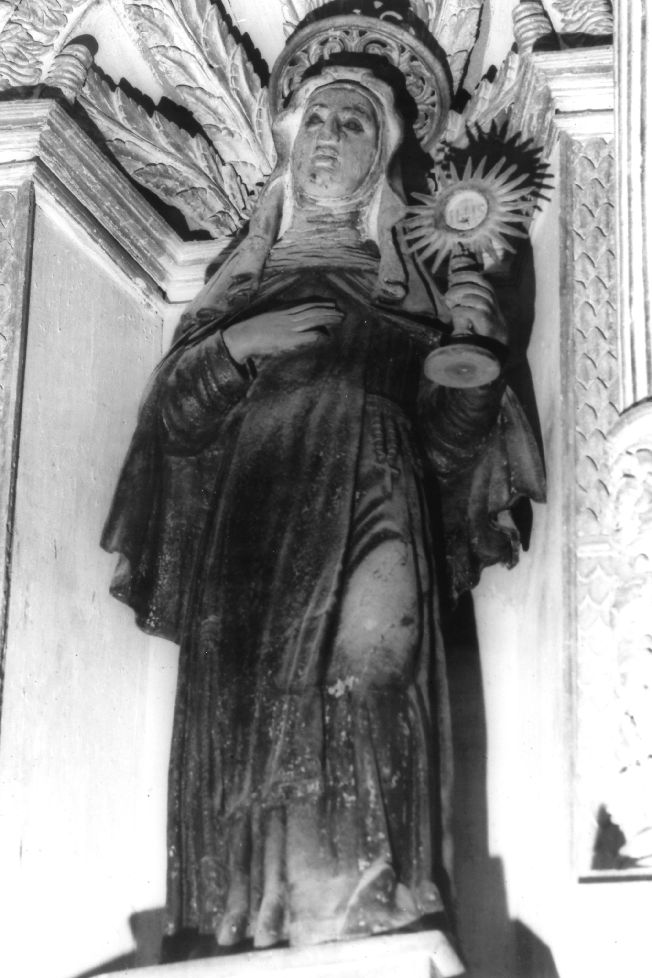 Santa Chiara (statua) di fra' Illuminato da Napoli (attribuito) (sec. XVIII)