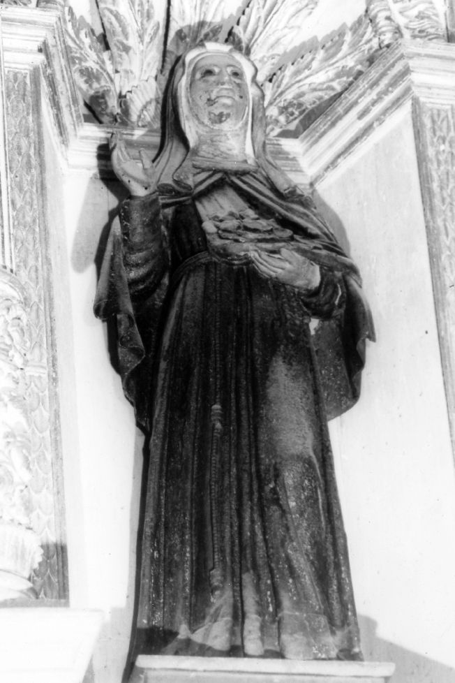 Santa Caterina da Bologna (statua) di fra' Illuminato da Napoli (attribuito) (sec. XVIII)