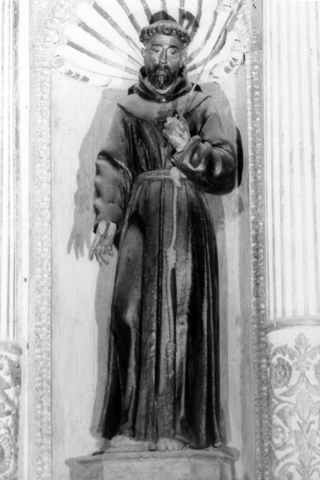 San Francesco d'Assisi (statua) di fra' Illuminato da Napoli (attribuito) (sec. XVIII)