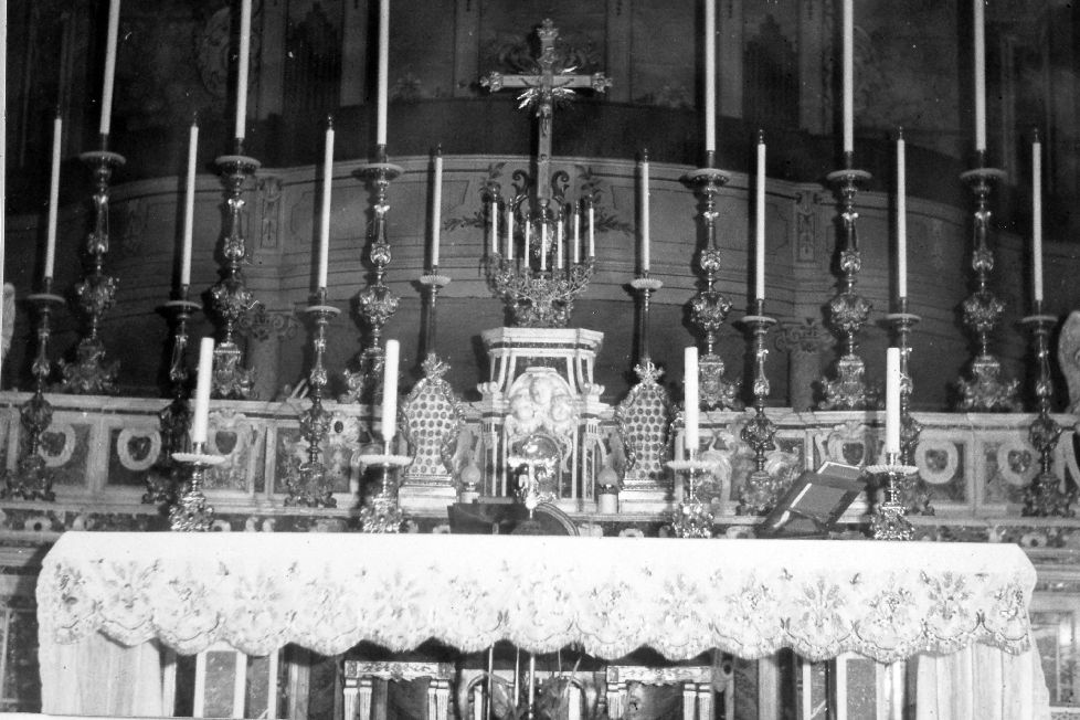 tovaglia d'altare - ambito pugliese (secc. XIX/ XX)