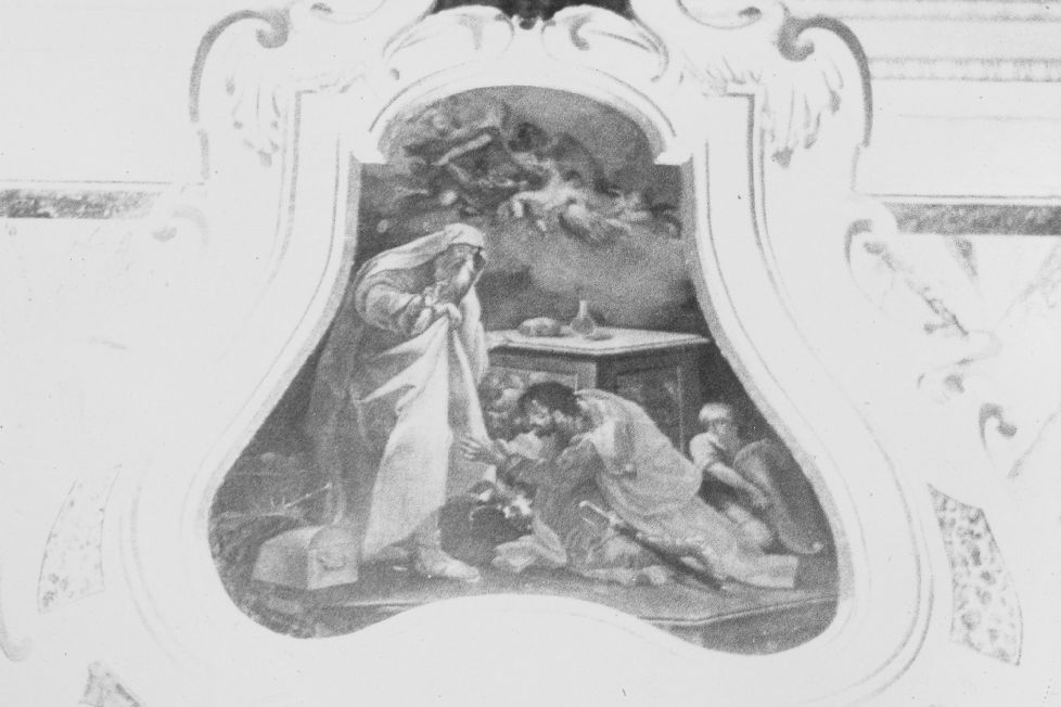 ritorno del figliol prodigo (dipinto) di Carella Domenico Antonio (attribuito) (seconda metà sec. XVIII)