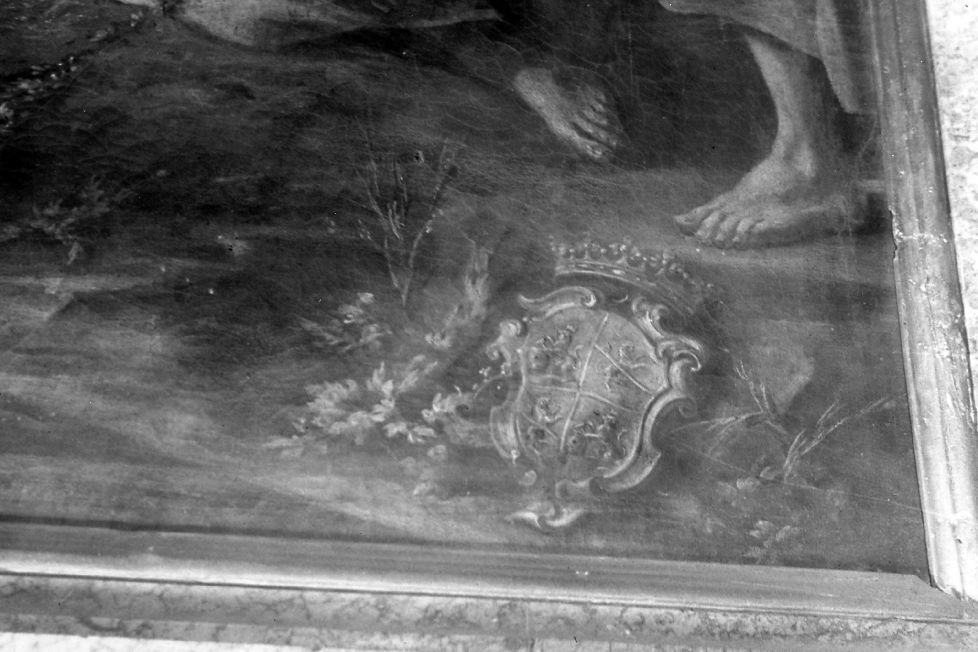 Cristo che cade portando la croce (dipinto) di Tiso Oronzo (attribuito) (seconda metà sec. XVIII)