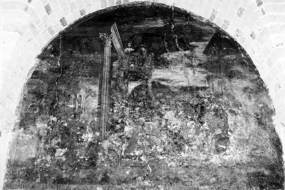 cena in casa del Fariseo (dipinto) di Moha Giuseppe (sec. XVIII)