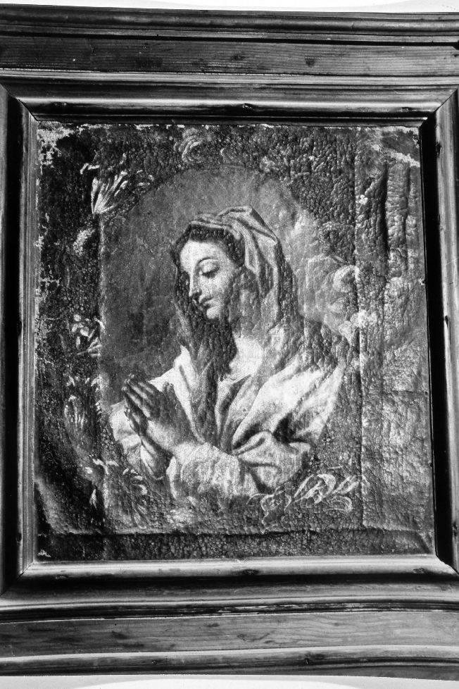 Madonna, san Giuseppe, Redentore, sant'Anna, santi francescani (dipinto, serie) - ambito pugliese (sec. XVIII)