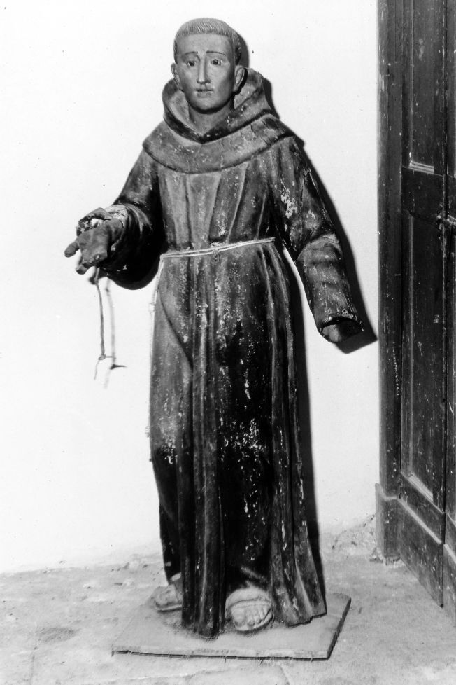 San Pasquale Baylon (statua) - ambito napoletano (secc. XVII/ XVIII)